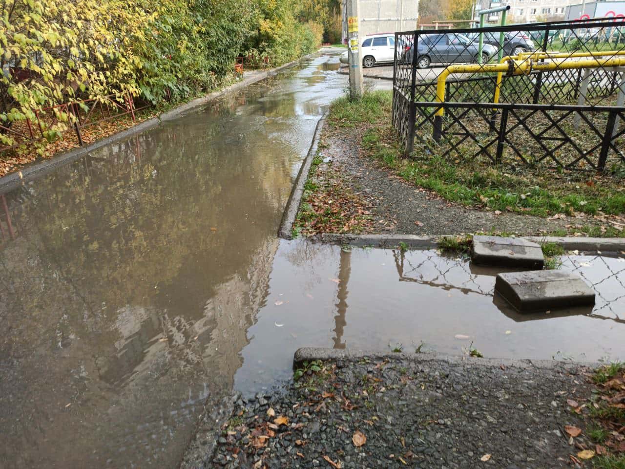 В Первоуральске произошёл потоп 