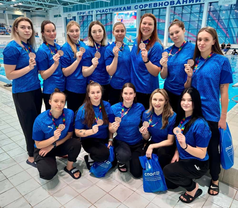 Первоуральские ватерполистки стали третьими на Кубке Губернатора Ленинградской области