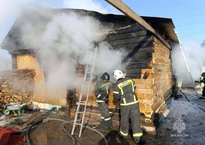 В Зауралье семилетняя девочка спасла младенца из огня: трое ее братьев погибли