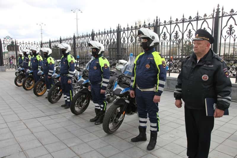 Свердловская полиция получила шесть новых мотоциклов для усиления мобильности  