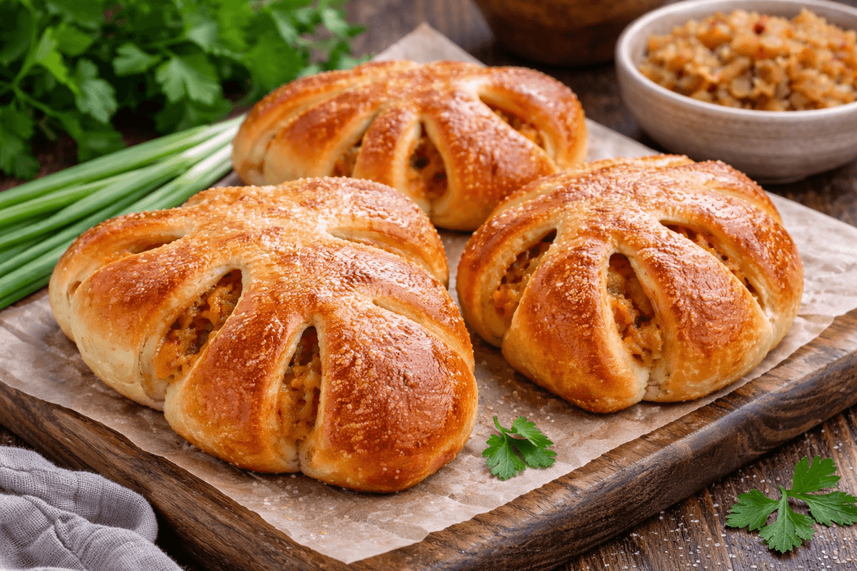 Я пеку пирожки-листики на кефире и майонезе: 2 ложки этого секрета делают тесто нежным сразу
