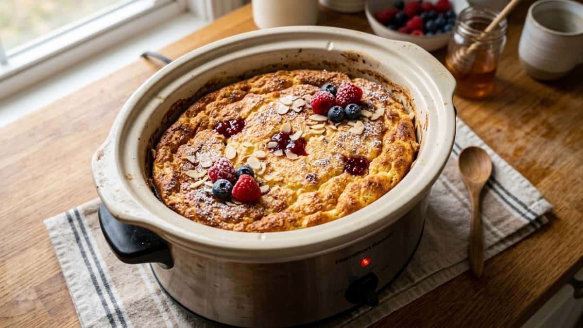 Запеканка как в детском саду, но лучше: готовлю в мультиварке — и она получается выше и нежнее