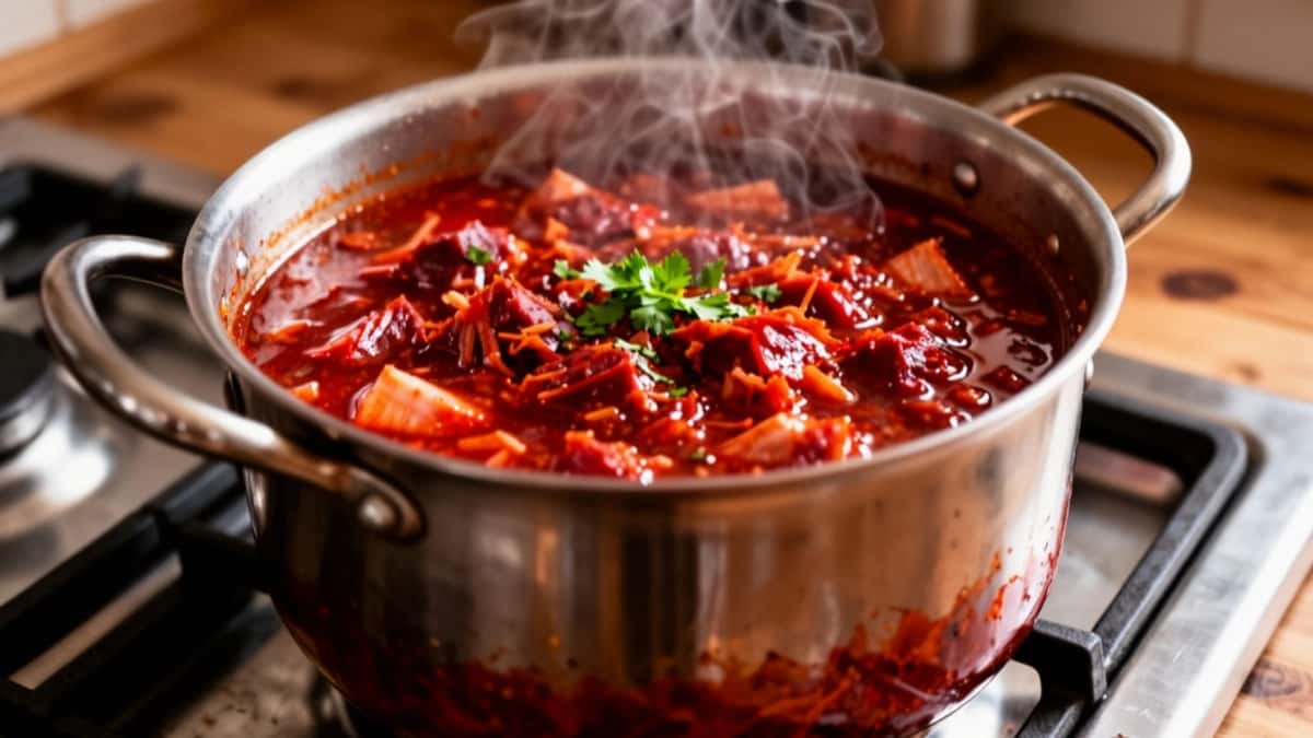 Как я нашла тот самый борщ из детства: рецепт 1952 года с 2 хитростями — свекла не теряет цвет