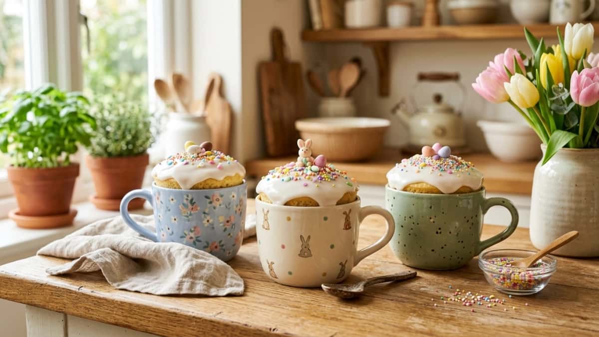 Хватит возиться с тестом на ночь: мини-кулич в микроволновке за 5 минут — пасхальный лайфхак