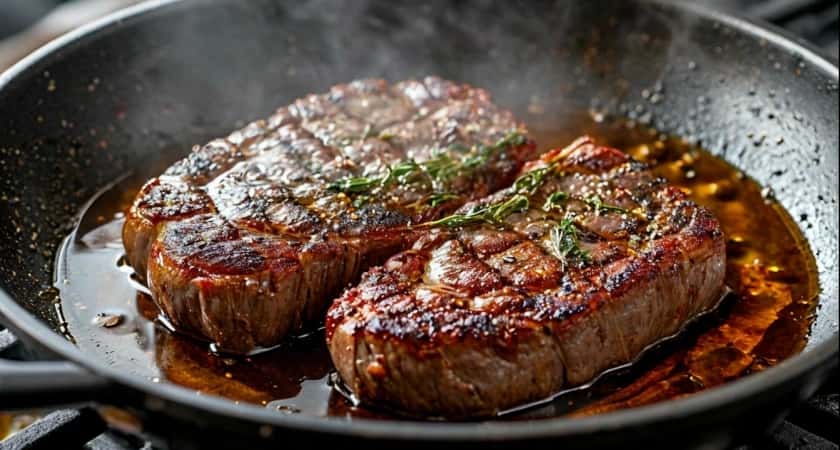 Вы всё ещё солите мясо после жарки? Тогда масло стреляет не случайно — вот что вы делаете не так