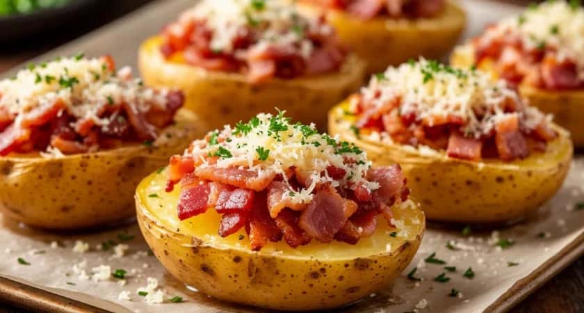 «Подслушала в маршрутке»: картошка за 25 минут с начинкой, от которой муж молчит и ест и просит добавки