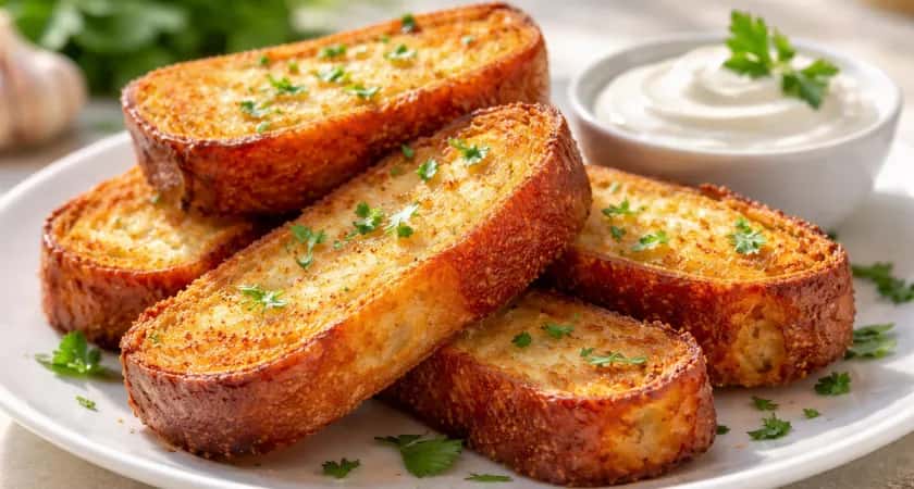 Гренки на сковороде: вместо молока в яйца кладу этот продукт, и вкус становится интереснее — просто и быстро