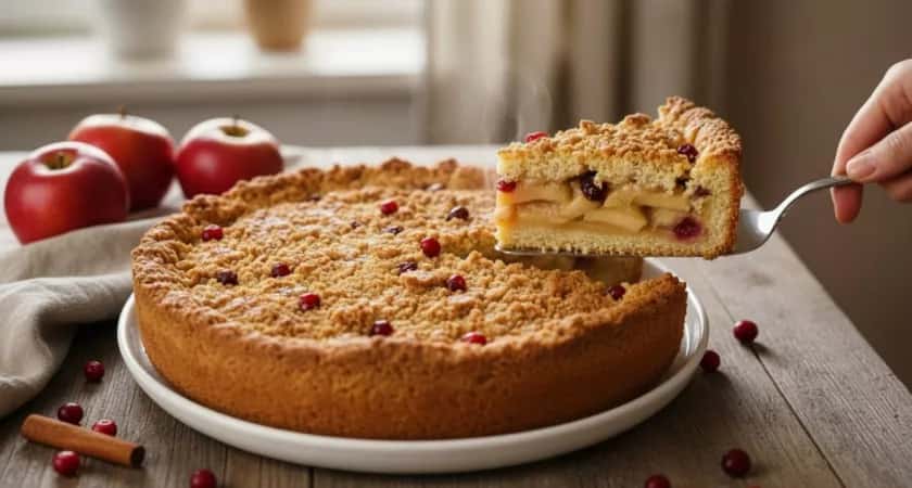 Ароматный пирог «Три стакана» с яблоками и корицей: в 2 раза проще шарлотки — и намного вкуснее