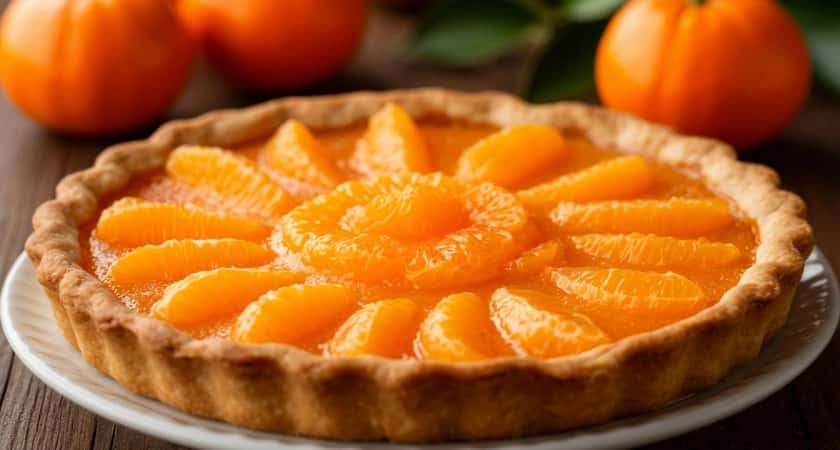 Мандариновый пирог за 5 минут: смешала всё в одной миске, залил в форму и забыл