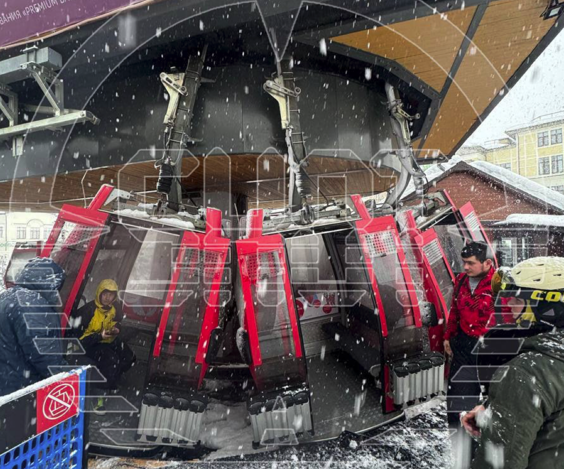 Крупная авария на канатной дороге в Сочи