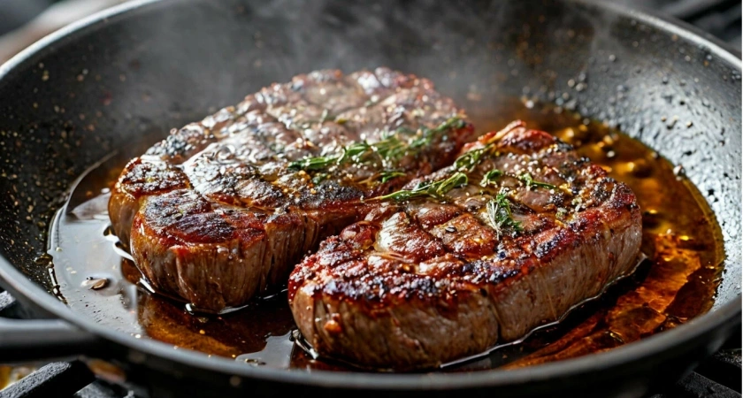 Вы всё ещё солите мясо после жарки? Тогда масло стреляет не случайно — вот что вы делаете не так