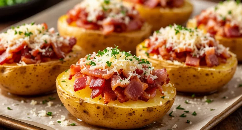 «Подслушала в маршрутке»: картошка за 25 минут с начинкой, от которой муж молчит и ест и просит добавки