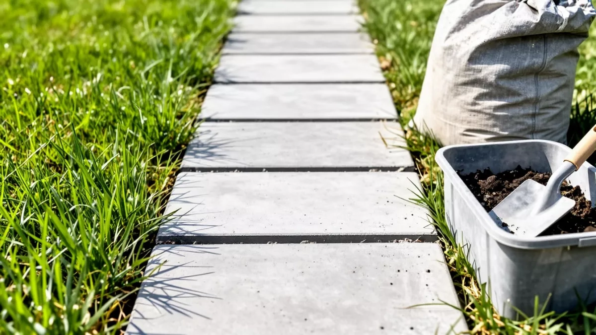 Пластиковый ящик + цемент: дорожки за копейки вместо тысяч — делюсь проверенным способом