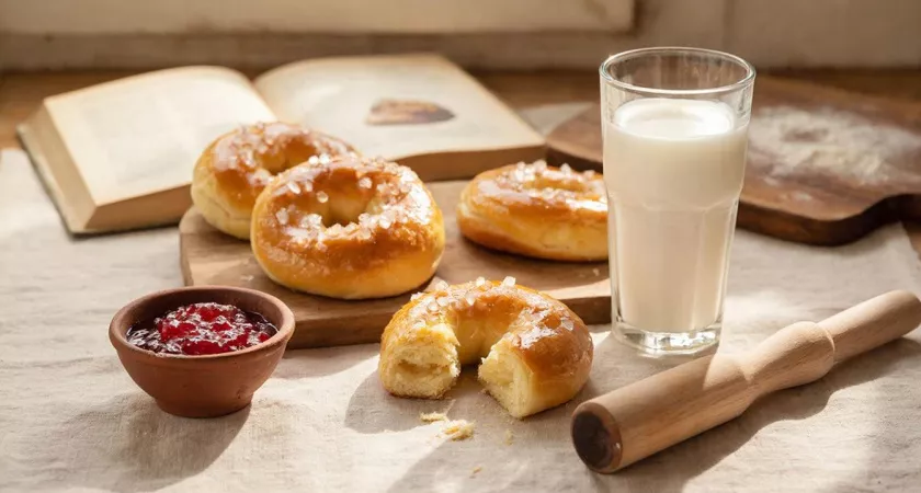 Творожные рогалики из трёх продуктов: воздушные, нежные, тают во рту — рецепт на все времена