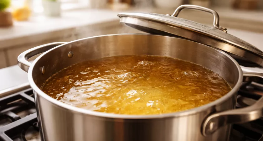 Почему мой бульон прозрачный и наваристый, а у подруги — мутный и пресный? Всё дело в 3 правилах