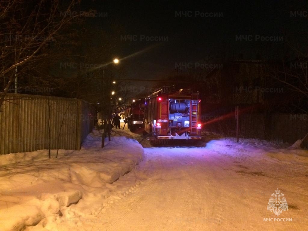 В посёлке под Первоуральском произошёл крупный пожар