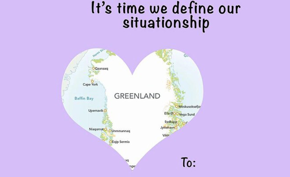 Белый дом выпустил политические валентинки с Трампом и Мадуро | Белый дом опубликовал валентинки с политиками и Гренландией