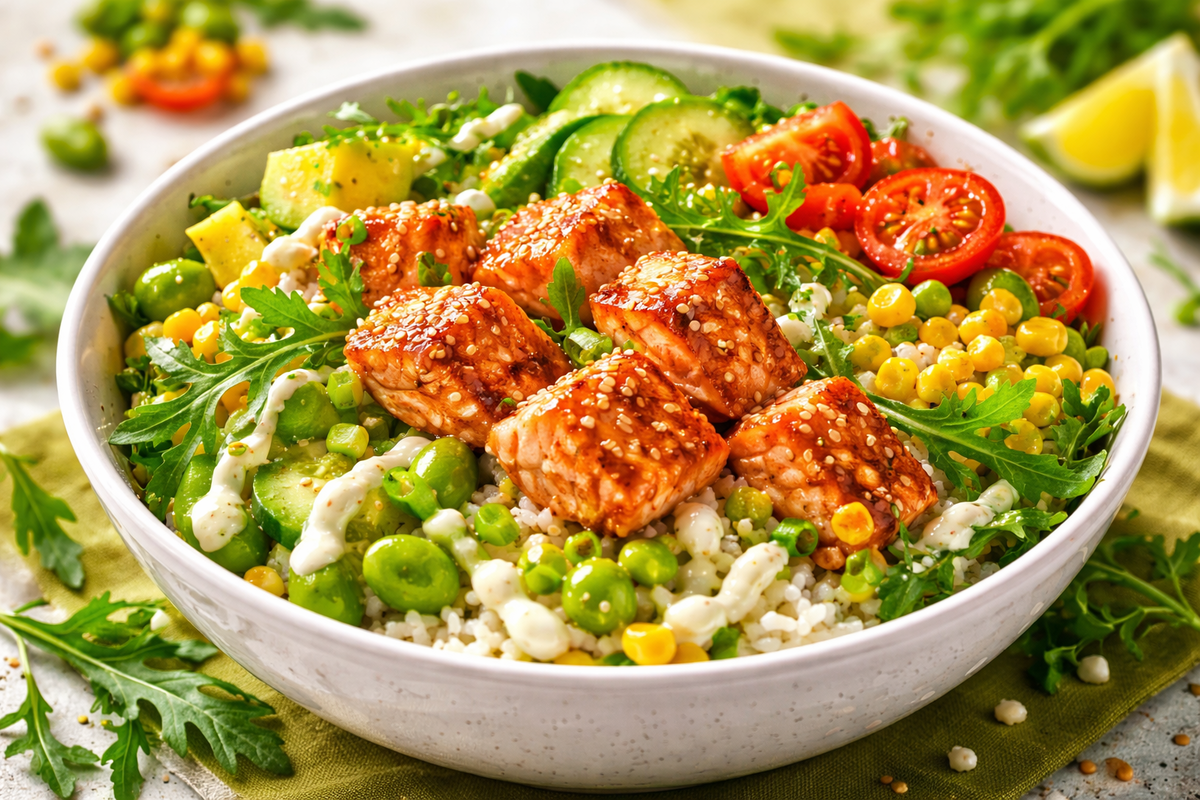 2 минуты на подготовку: я варю рис и рыбу одновременно — и через полчаса на столе сытный хит