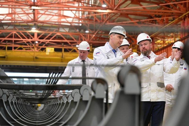 Паслер запустил новое производство в Первоуральске на «Киберстали» за 12 миллиардов рублей  | Денис Паслер посетил предприятие в Первоуральске 