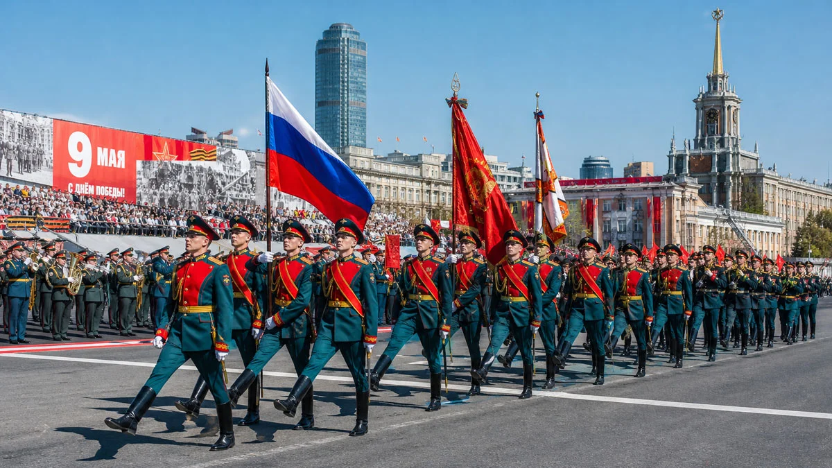 Парад пройдёт без военной техники, только пешие подразделения